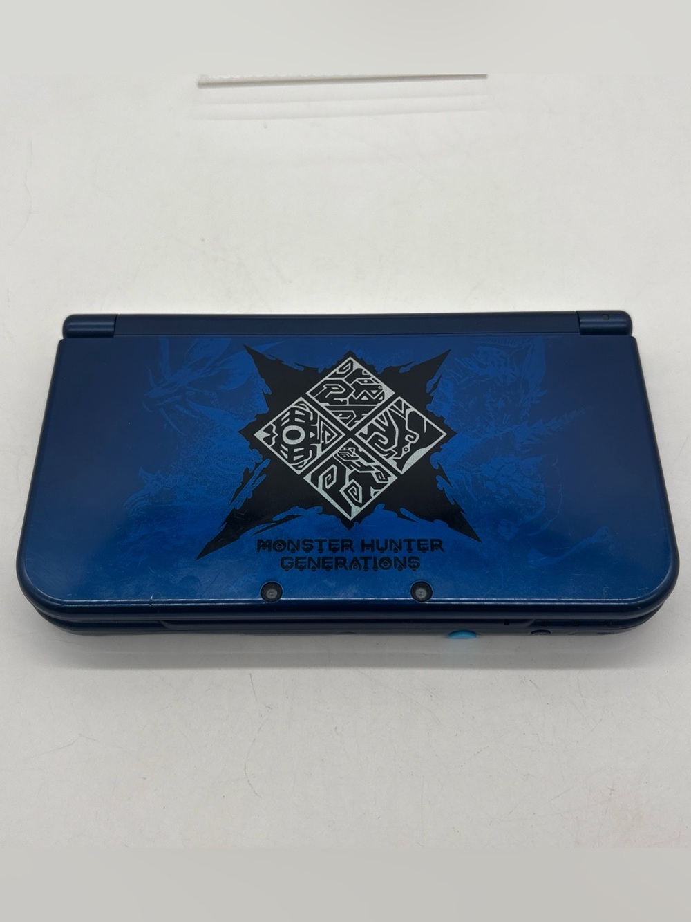Nintendo 3DS XL Monster Hunter Generations Special Edition Console Blue Tested